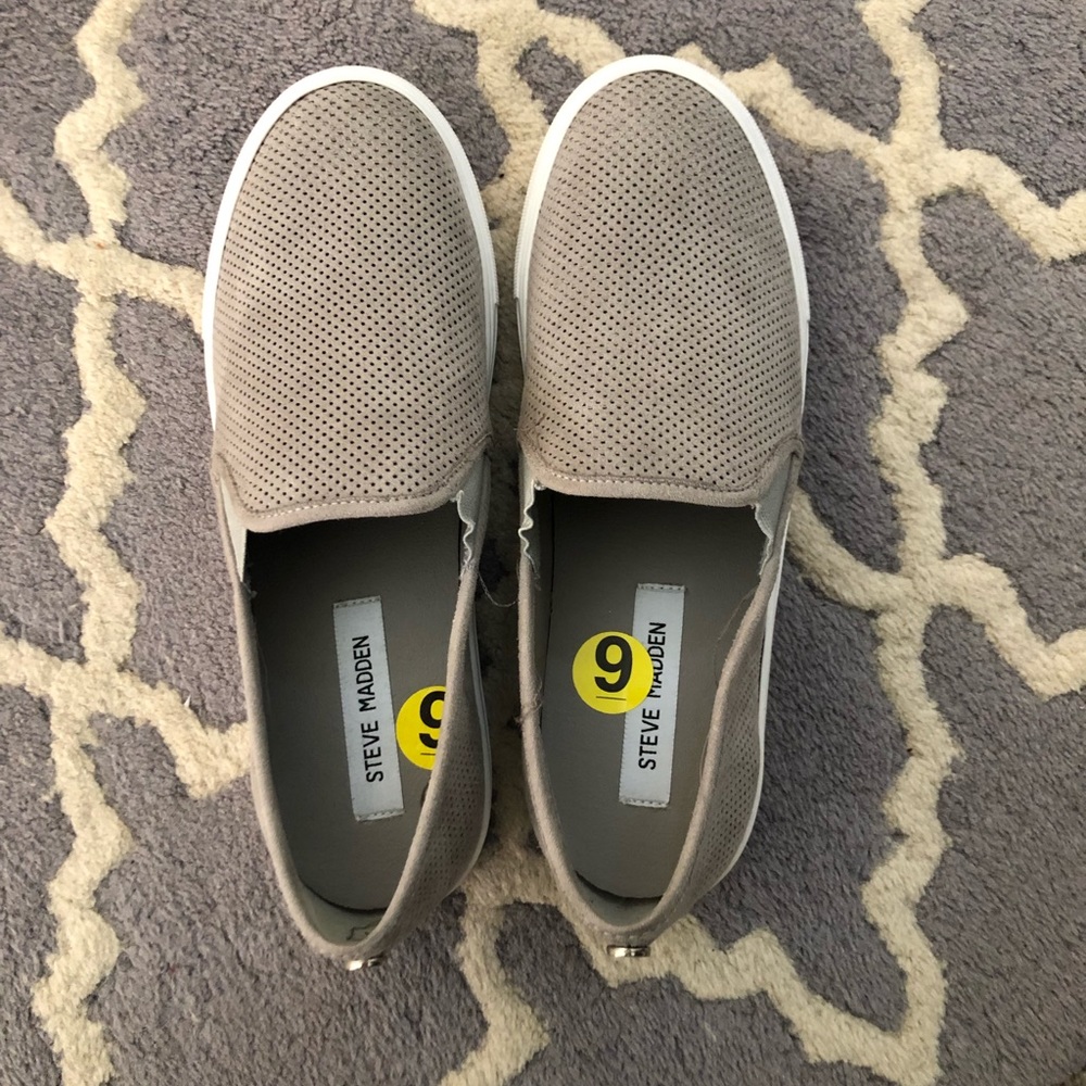 Grey Steve Madden shoes